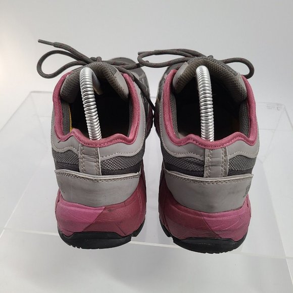 Caterpillar Steel Toe ERGO CAT Women's Work‎ Shoe Size 9.5 Gray Pink - Picture 4 of 12